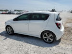 2013 Chevrolet Sonic Rs White vin: 1G1JH6SB8D4237714