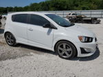 2013 Chevrolet Sonic Rs White vin: 1G1JH6SB8D4237714