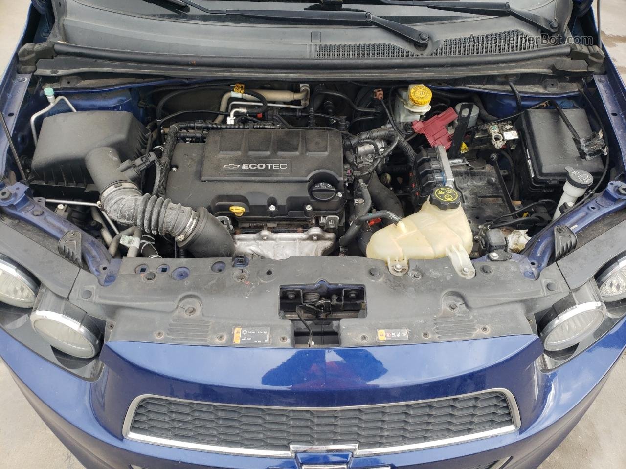 2014 Chevrolet Sonic Rs Синий vin: 1G1JH6SB9E4102369