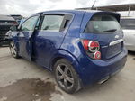 2014 Chevrolet Sonic Rs Blue vin: 1G1JH6SB9E4102369