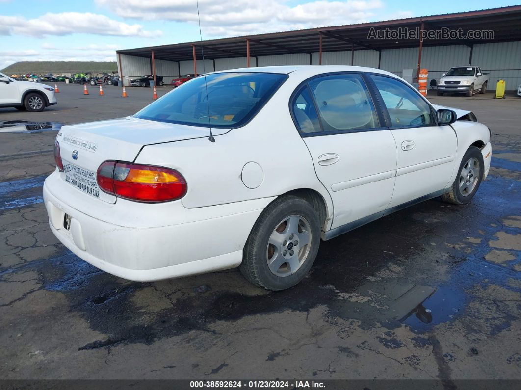 2005 Chevrolet Classic   White vin: 1G1ND52F05M219168