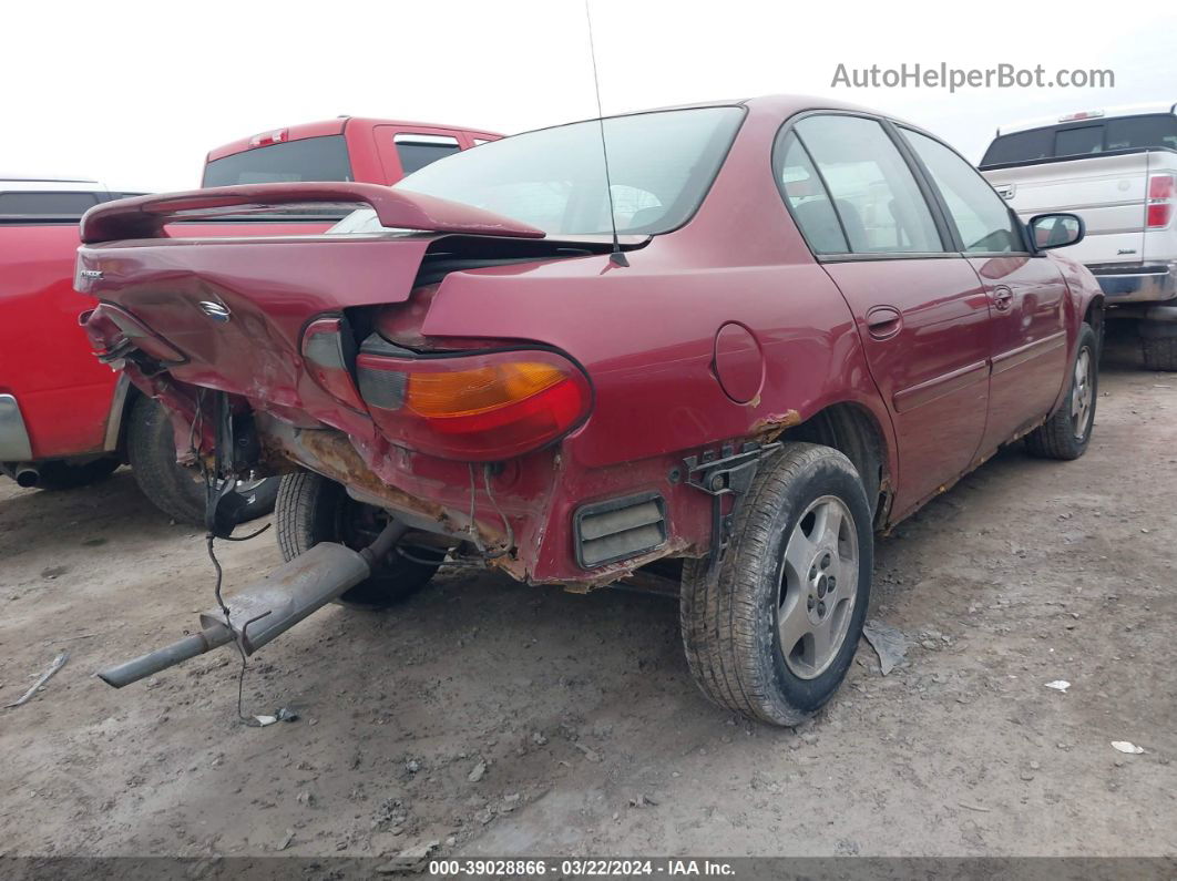 2005 Chevrolet Classic   Red vin: 1G1ND52F05M236603