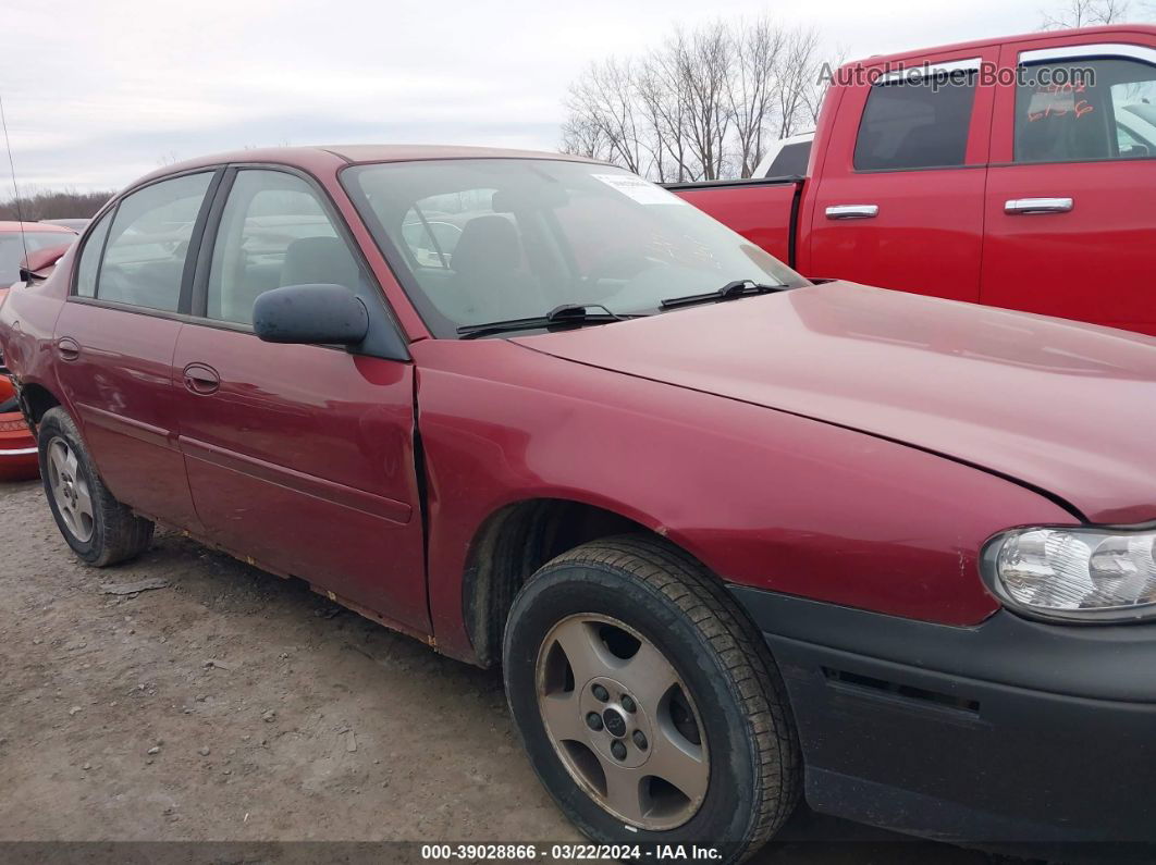 2005 Chevrolet Classic   Red vin: 1G1ND52F05M236603