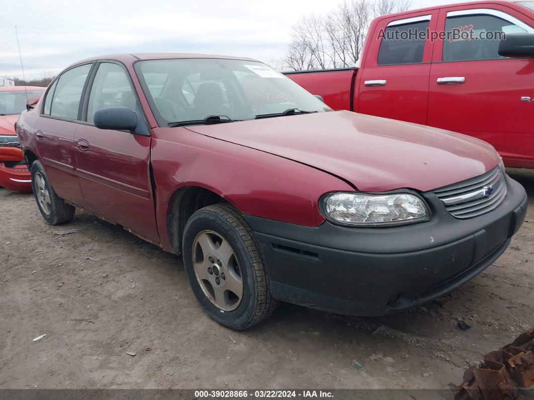 2005 Chevrolet Classic   Red vin: 1G1ND52F05M236603