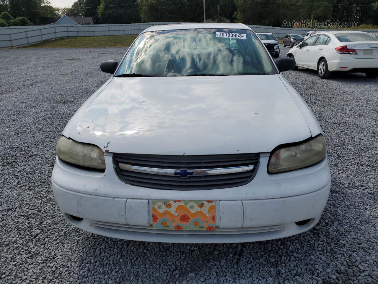 2005 Chevrolet Classic  White vin: 1G1ND52F15M135294