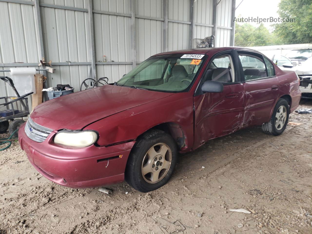 2005 Chevrolet Classic  Burgundy vin: 1G1ND52F45M224745