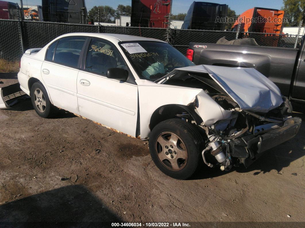 2005 Chevrolet Classic White vin: 1G1ND52F75M210452