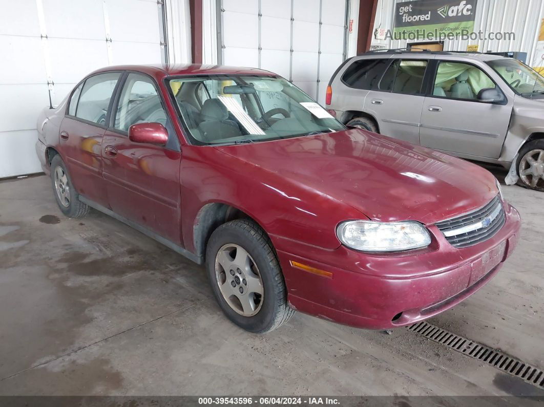 2005 Chevrolet Classic   Maroon vin: 1G1ND52F75M237554