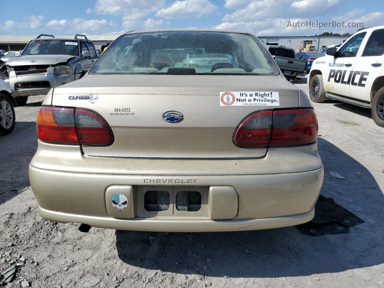 2005 Chevrolet Classic  Gold vin: 1G1ND52F85M136572