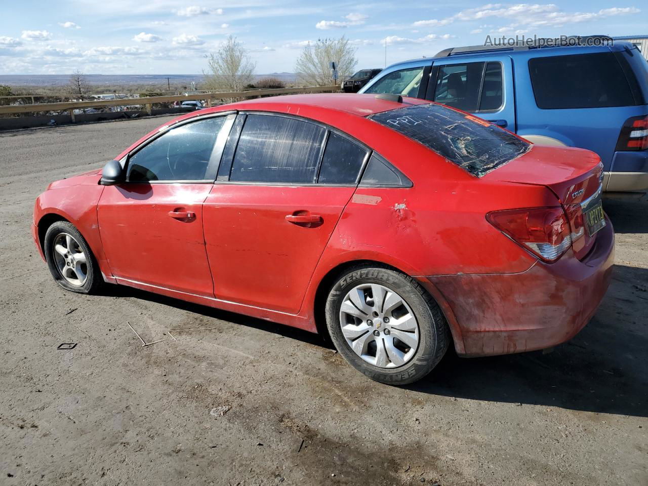 2015 Chevrolet Cruze L Red vin: 1G1P15SH5F7239189