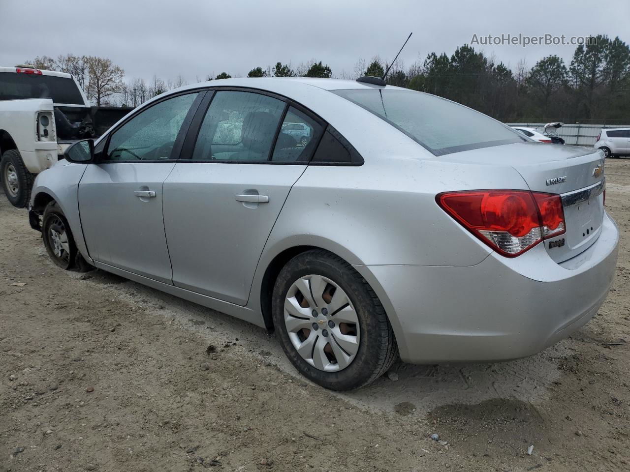 2015 Chevrolet Cruze L Silver vin: 1G1P15SH8F7249036