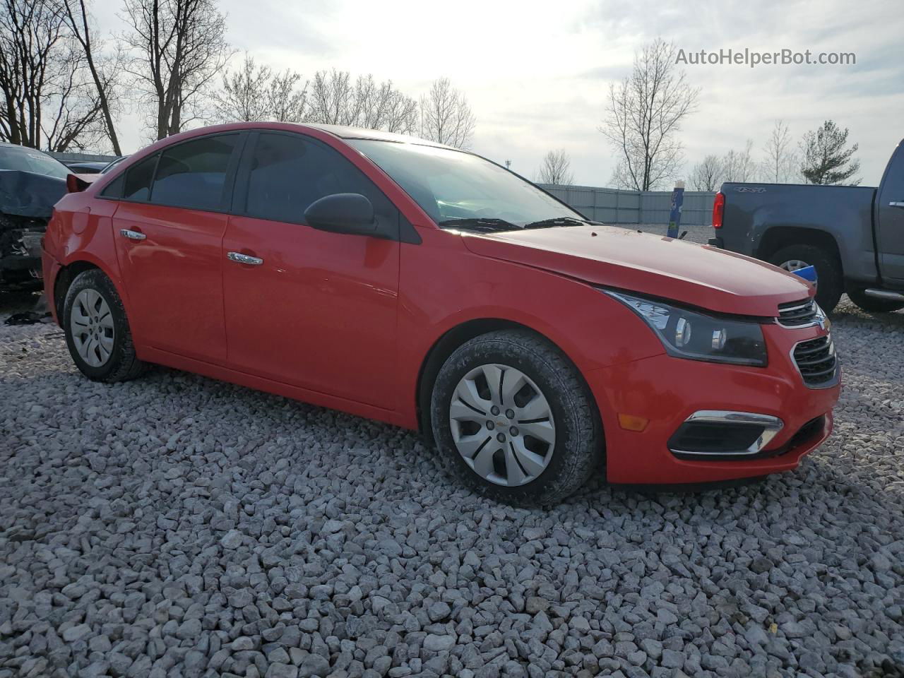 2015 Chevrolet Cruze L Red vin: 1G1P15SH9F7165291