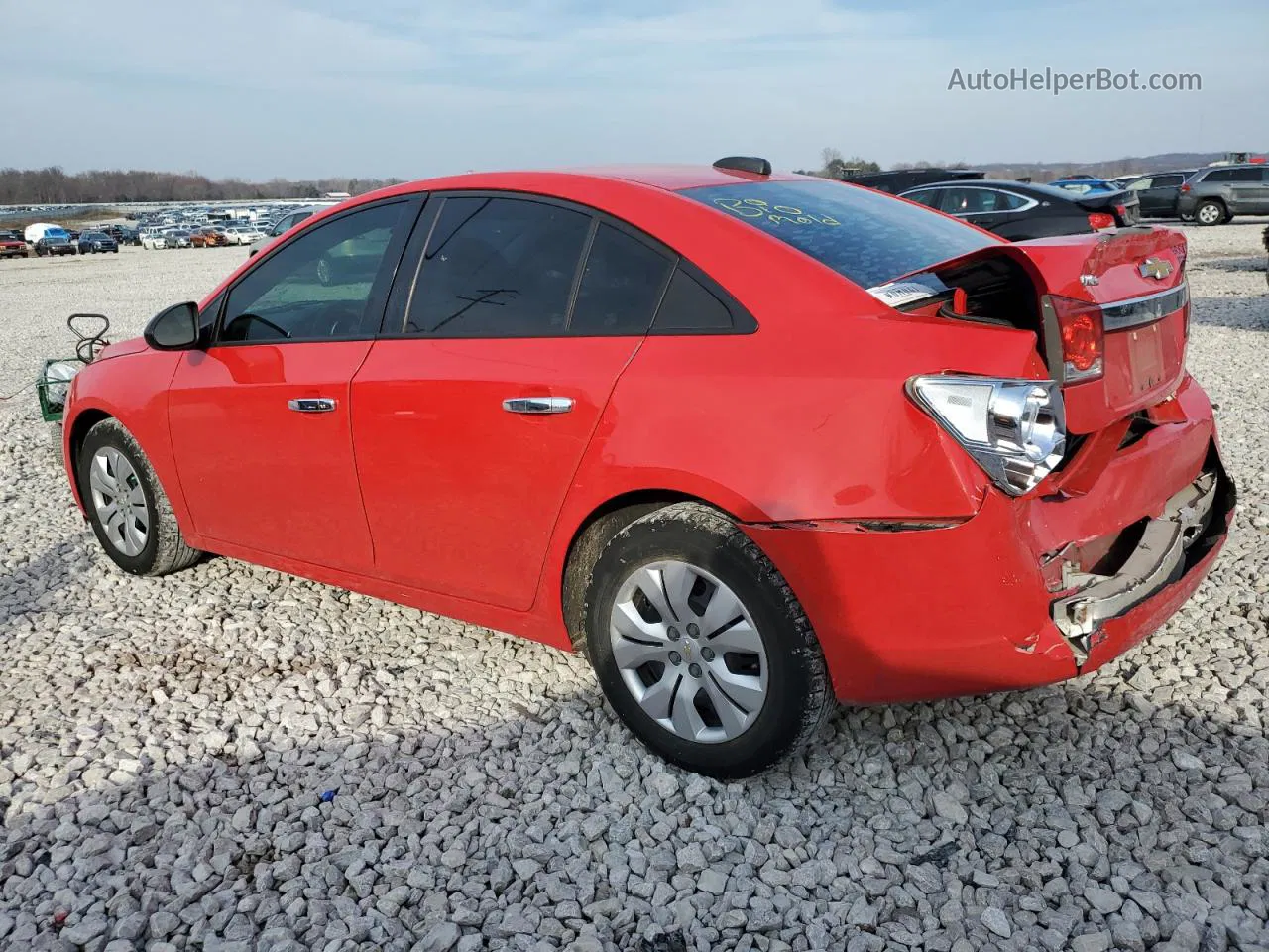 2015 Chevrolet Cruze L Red vin: 1G1P15SH9F7165291