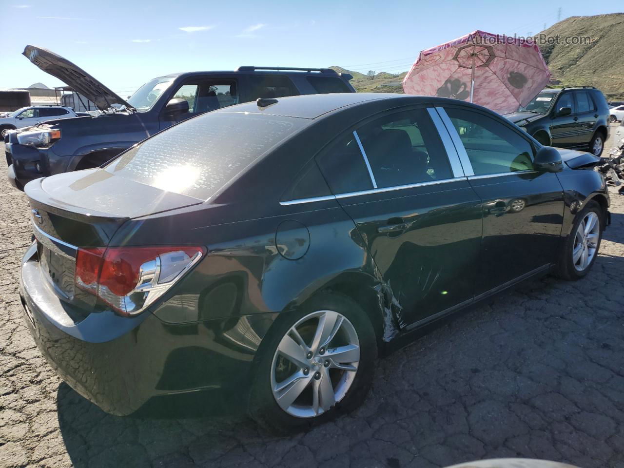 2014 Chevrolet Cruze  Черный vin: 1G1P75SZ1E7195911