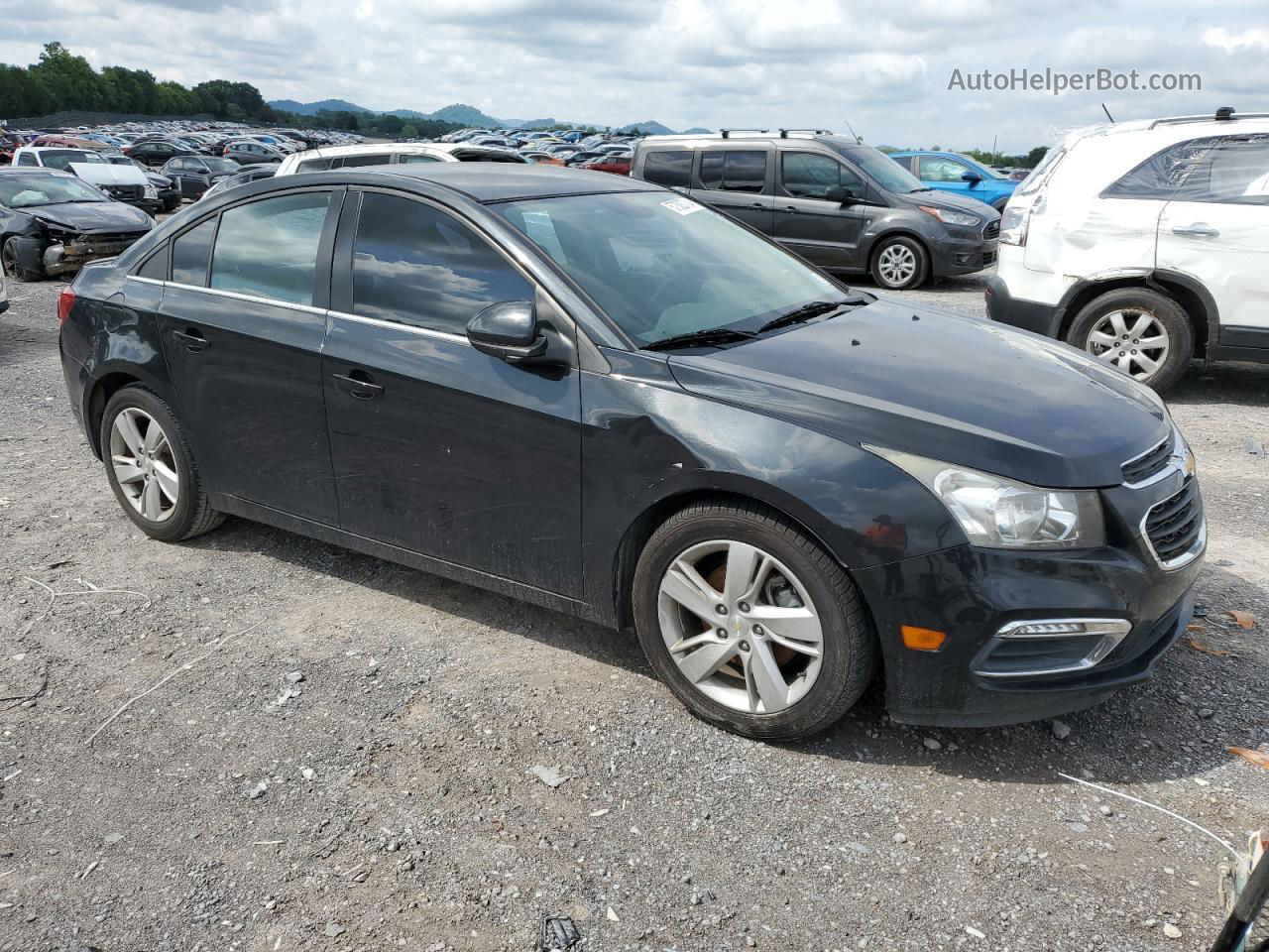 2015 Chevrolet Cruze  Black vin: 1G1P75SZ4F7149796