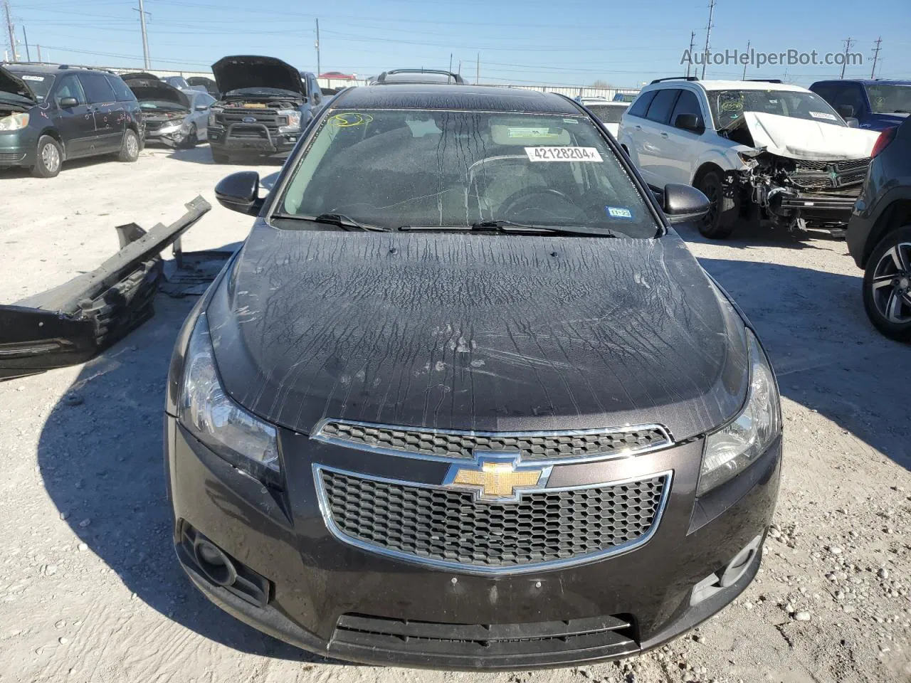 2014 Chevrolet Cruze  Gray vin: 1G1P75SZ8E7478130