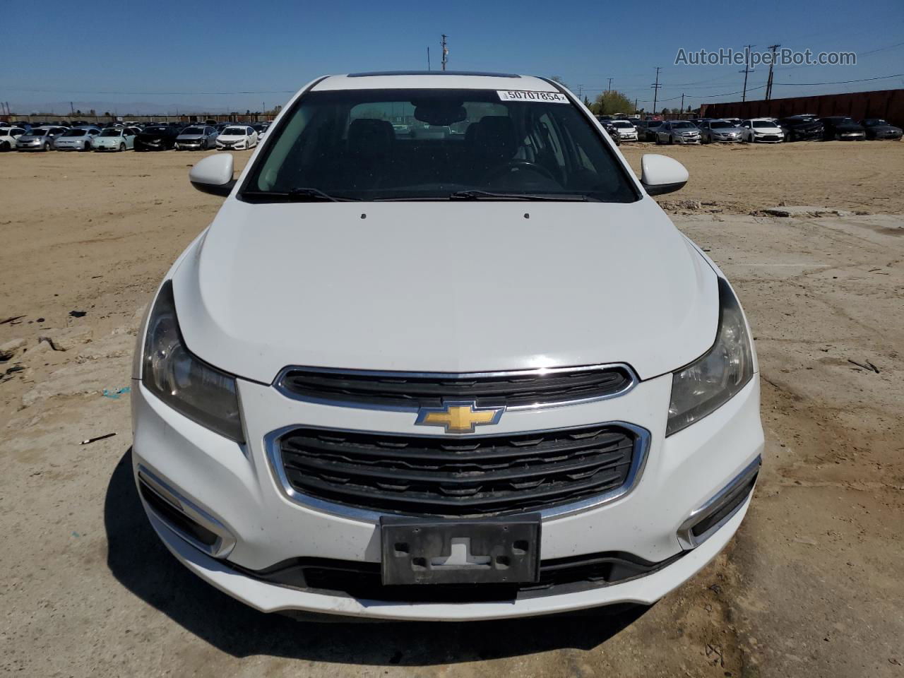 2015 Chevrolet Cruze  White vin: 1G1P75SZ8F7222720