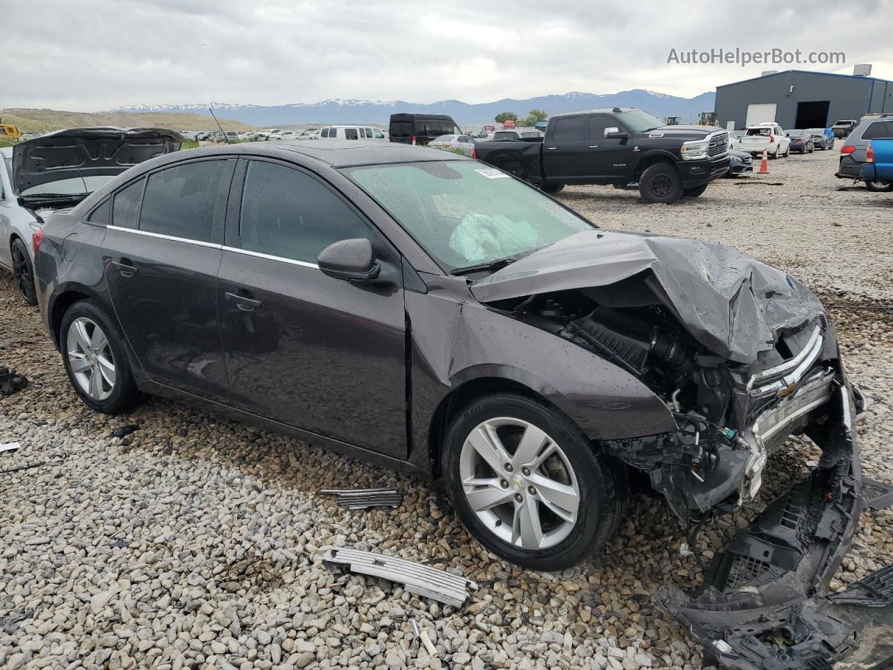 2015 Chevrolet Cruze  Charcoal vin: 1G1P75SZ8F7257838