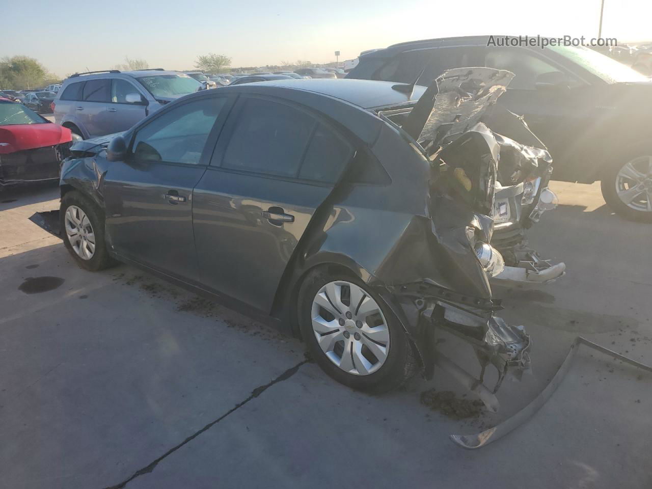 2013 Chevrolet Cruze Ls Gray vin: 1G1PA5SG0D7220733