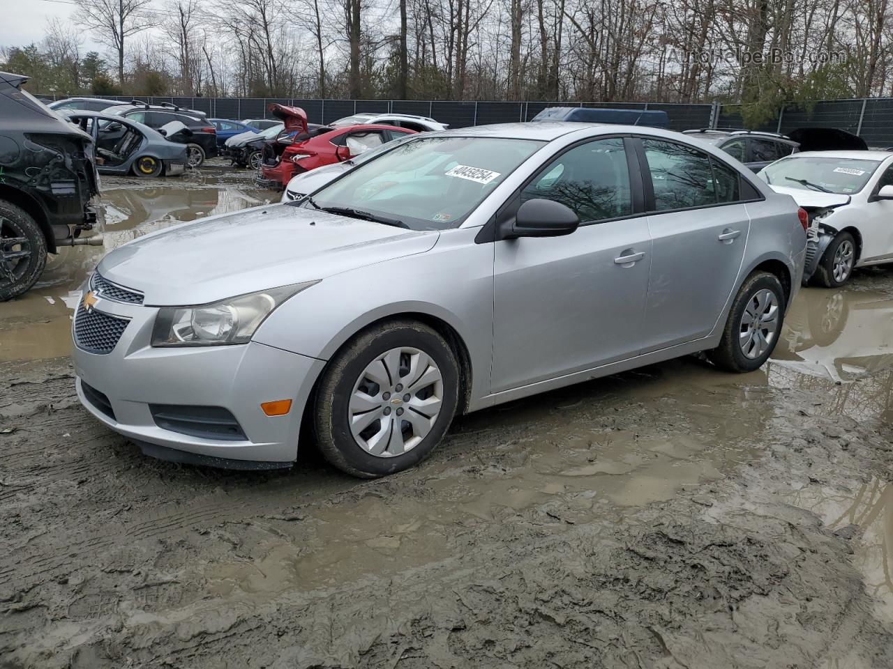 2013 Chevrolet Cruze Ls Серебряный vin: 1G1PA5SG0D7288532