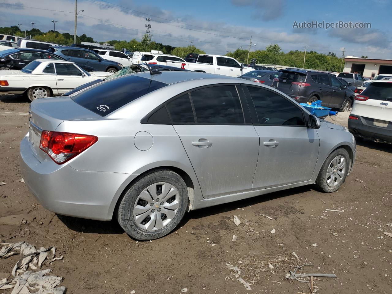 2013 Chevrolet Cruze Ls Silver vin: 1G1PA5SG0D7312165