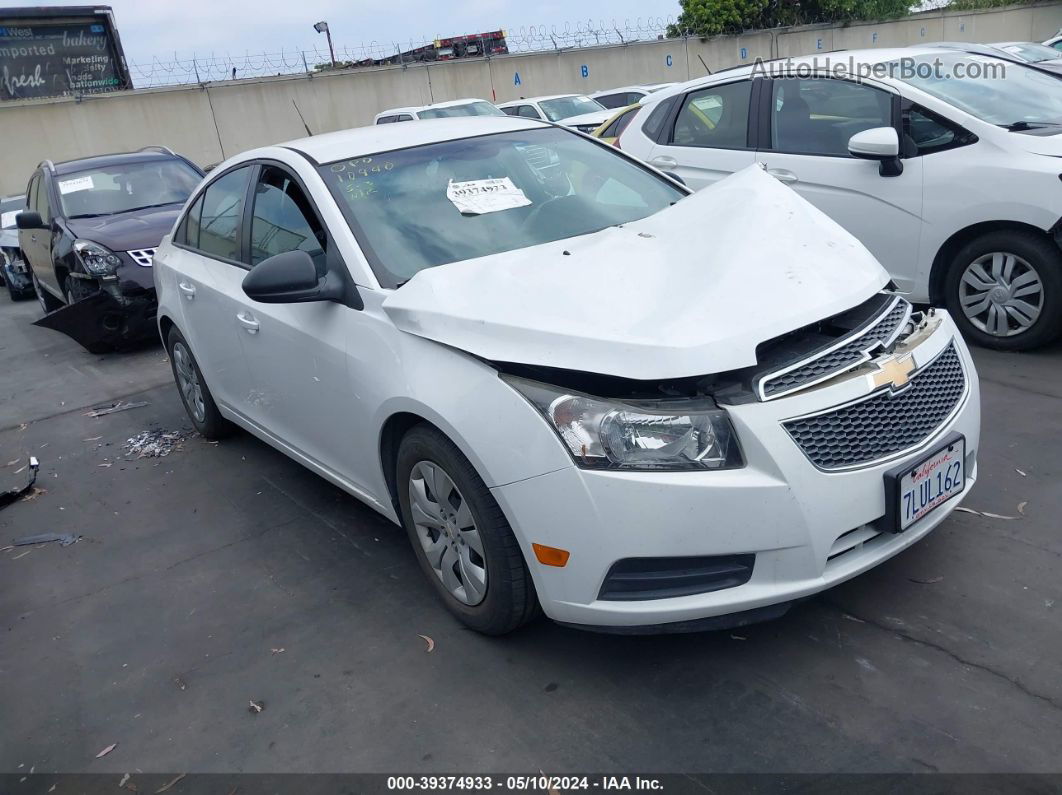 2014 Chevrolet Cruze Ls Auto White vin: 1G1PA5SG0E7295921