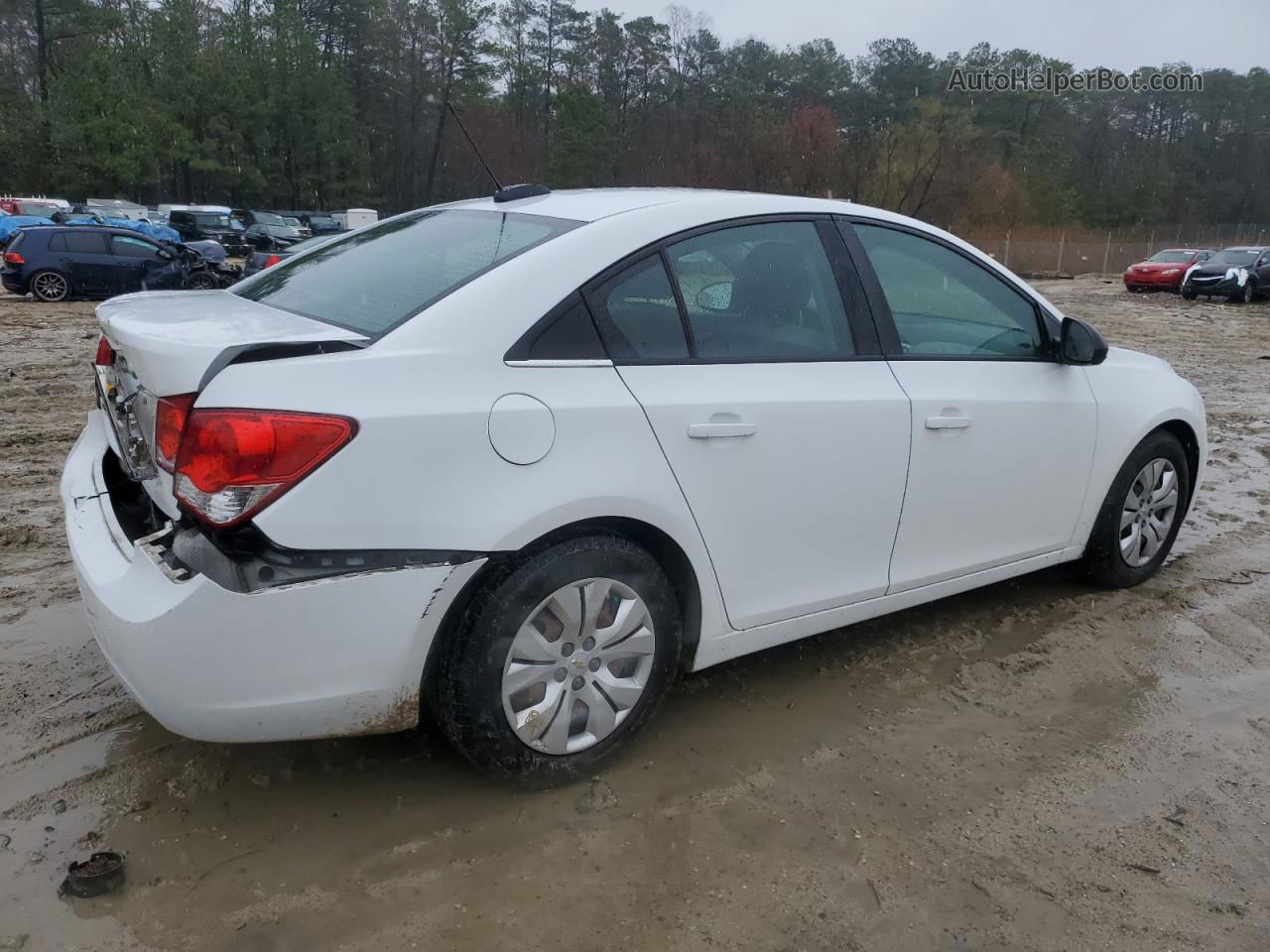 2015 Chevrolet Cruze Ls White vin: 1G1PA5SG0F7284564