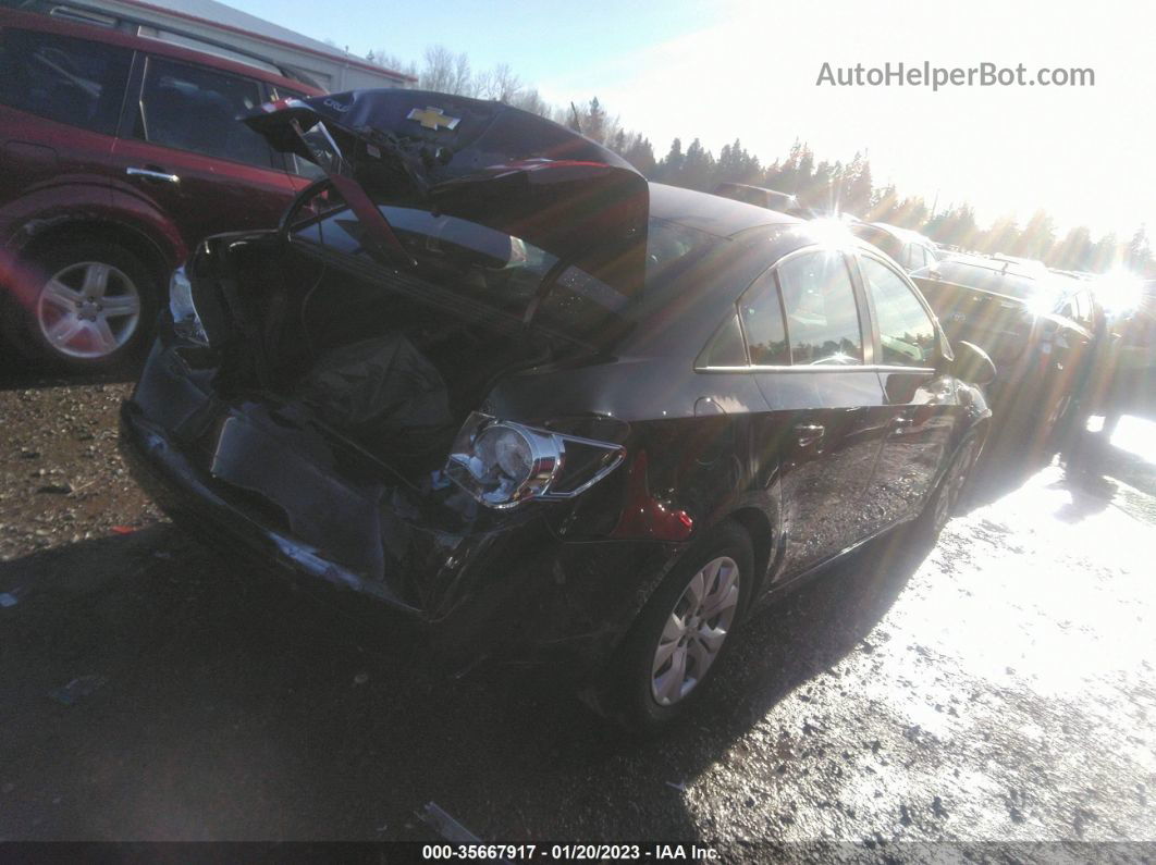 2015 Chevrolet Cruze Ls Black vin: 1G1PA5SG0F7293278