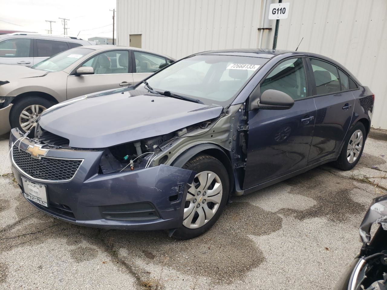 2013 Chevrolet Cruze Ls Blue vin: 1G1PA5SG1D7179982