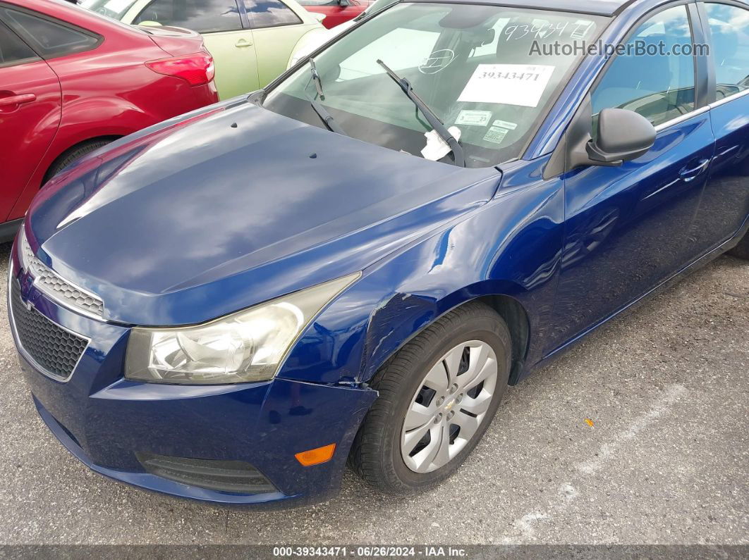 2013 Chevrolet Cruze Ls Auto Blue vin: 1G1PA5SG1D7222331