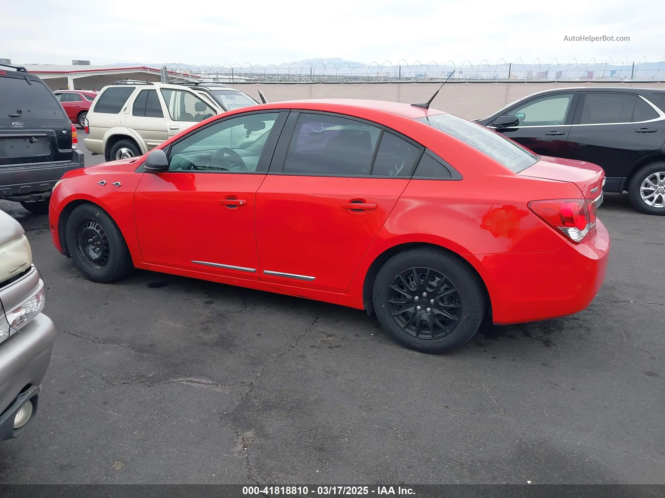 2014 Chevrolet Cruze Ls Auto Red vin: 1G1PA5SG1E7182561