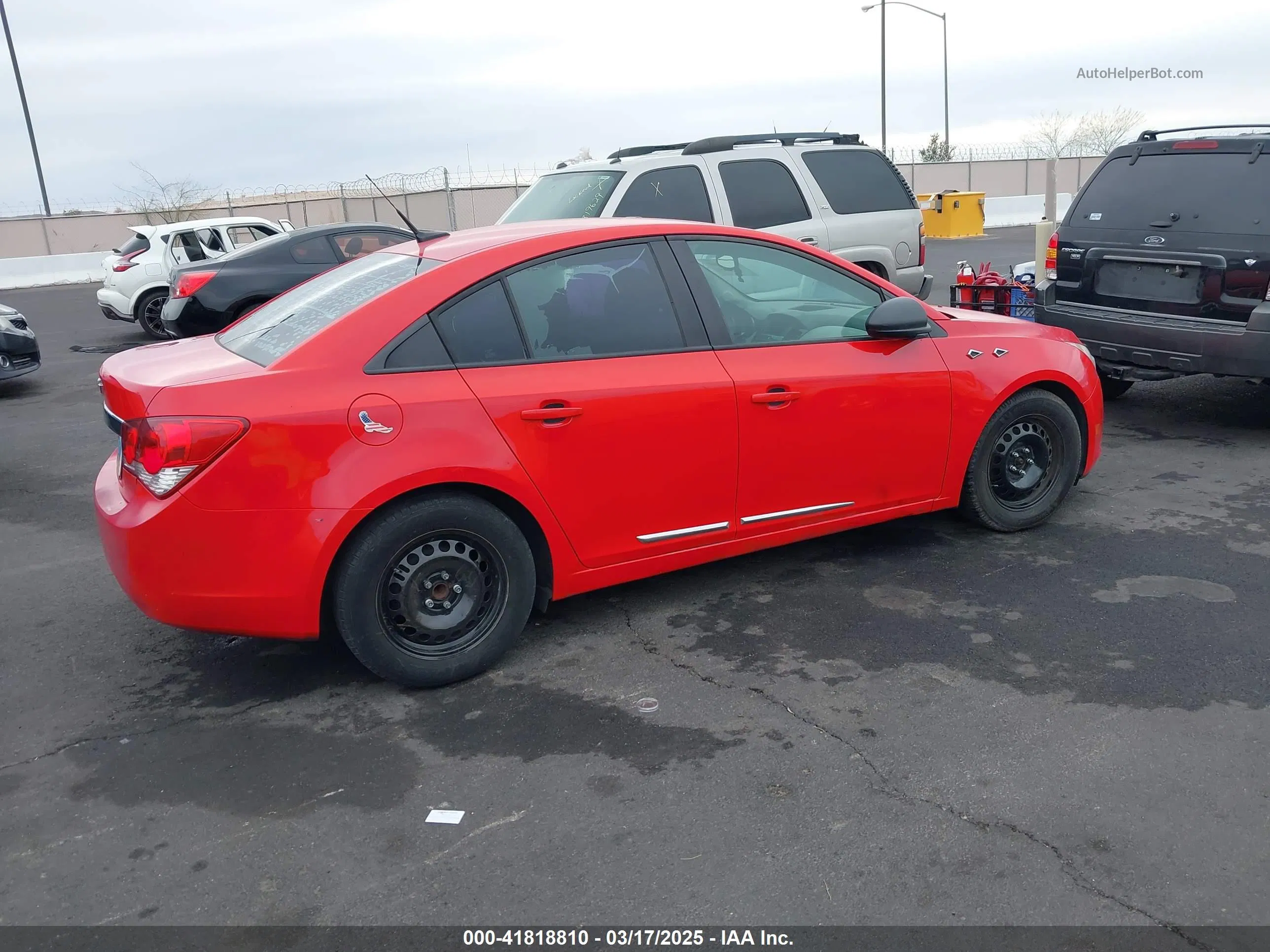 2014 Chevrolet Cruze Ls Auto Red vin: 1G1PA5SG1E7182561