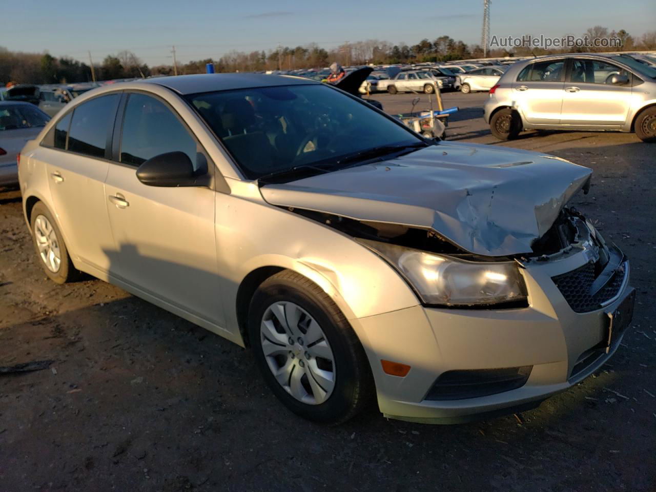 2014 Chevrolet Cruze Ls Silver vin: 1G1PA5SG1E7215185