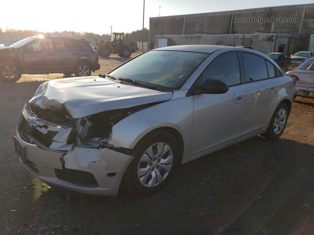 2014 Chevrolet Cruze Ls Silver vin: 1G1PA5SG1E7215185