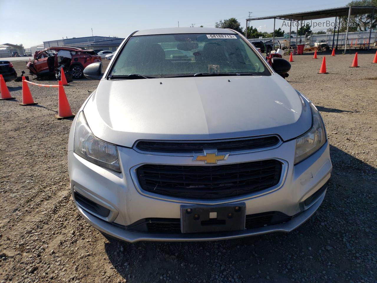 2015 Chevrolet Cruze Ls Silver vin: 1G1PA5SG2F7140224