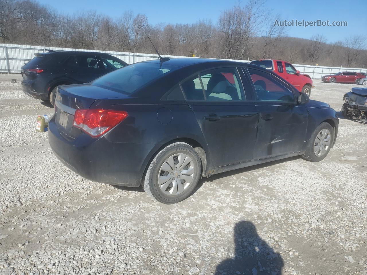 2013 Chevrolet Cruze Ls Black vin: 1G1PA5SG3D7296219