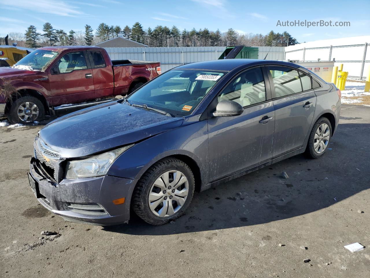 2013 Chevrolet Cruze Ls Blue vin: 1G1PA5SG4D7166059