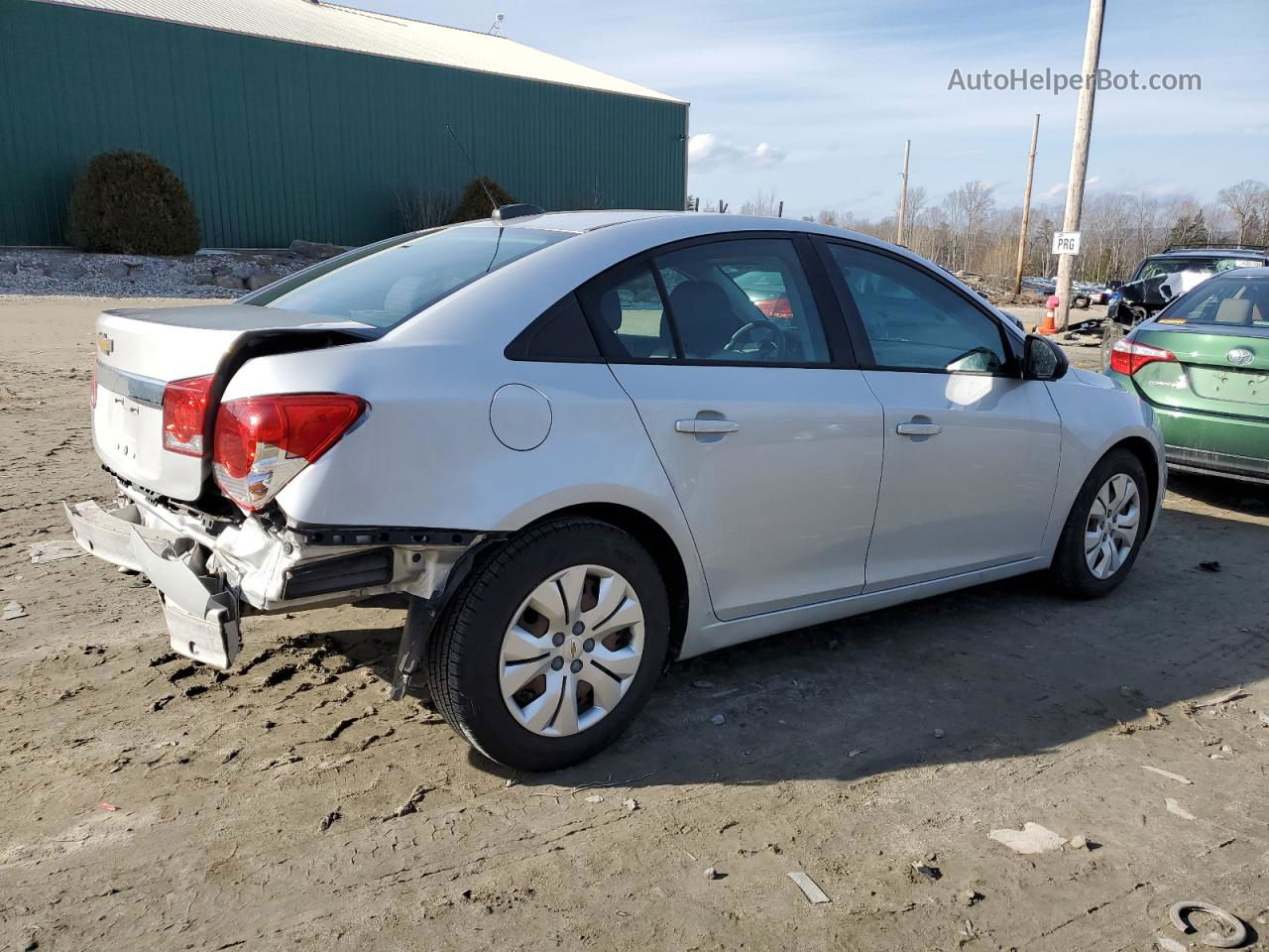 2015 Chevrolet Cruze Ls Серебряный vin: 1G1PA5SG4F7258775