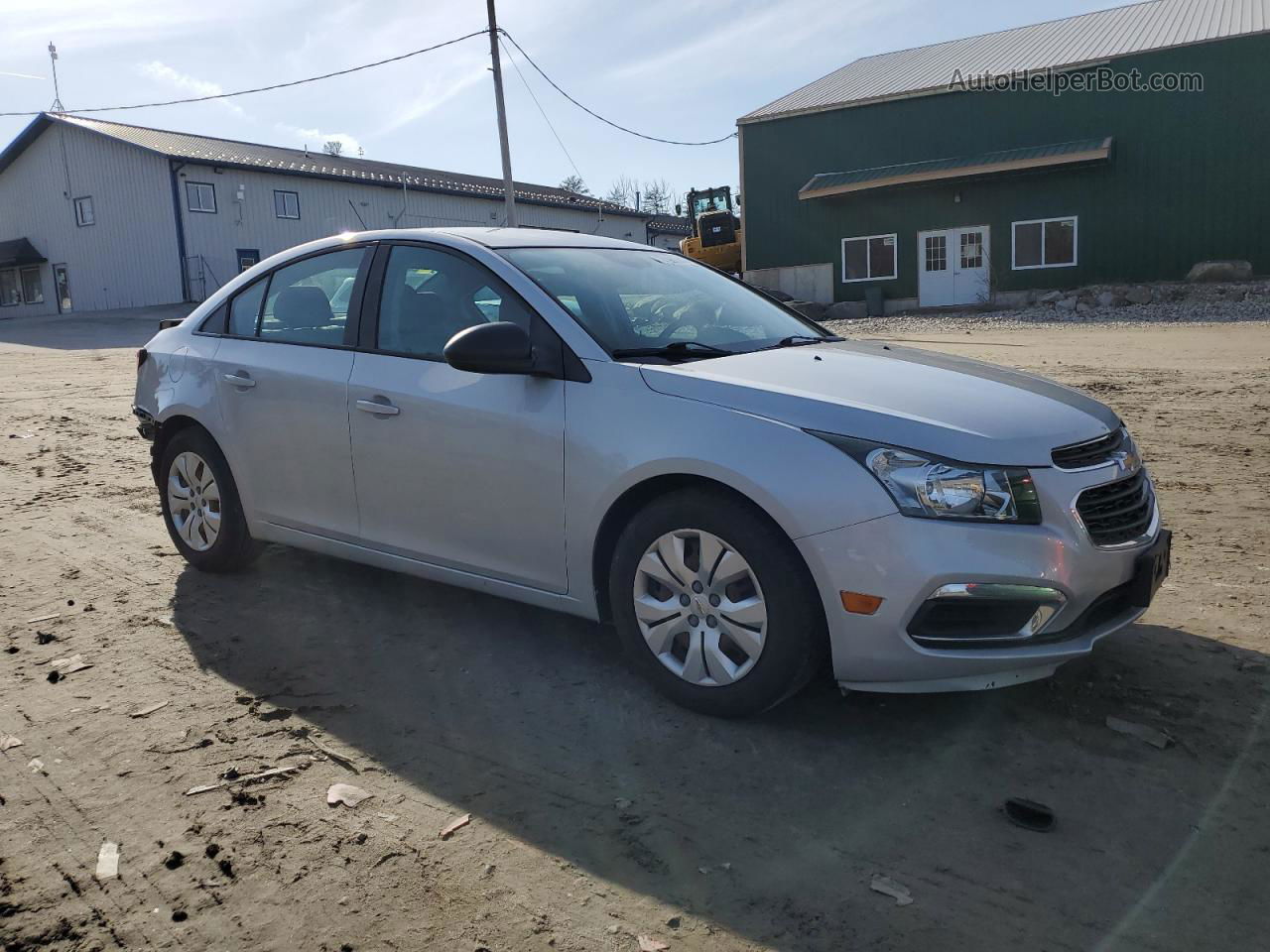 2015 Chevrolet Cruze Ls Silver vin: 1G1PA5SG4F7258775