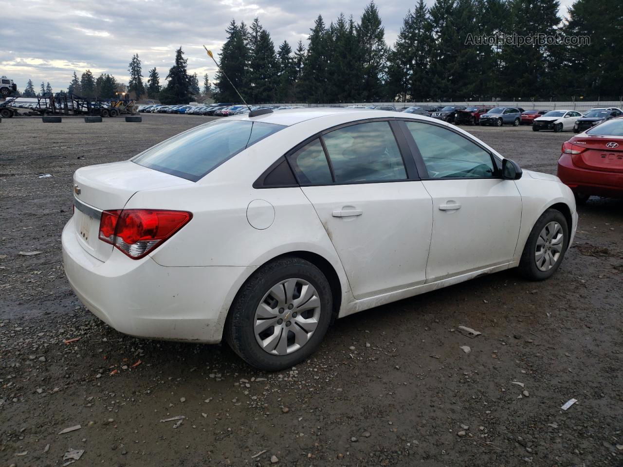 2016 Chevrolet Cruze Limited L Белый vin: 1G1PA5SG4G7209626