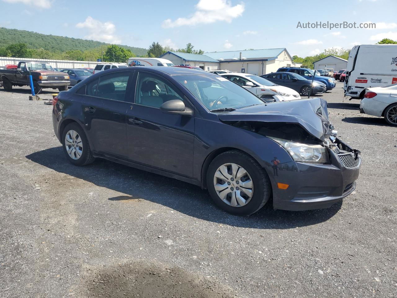 2014 Chevrolet Cruze Ls Blue vin: 1G1PA5SG5E7484354