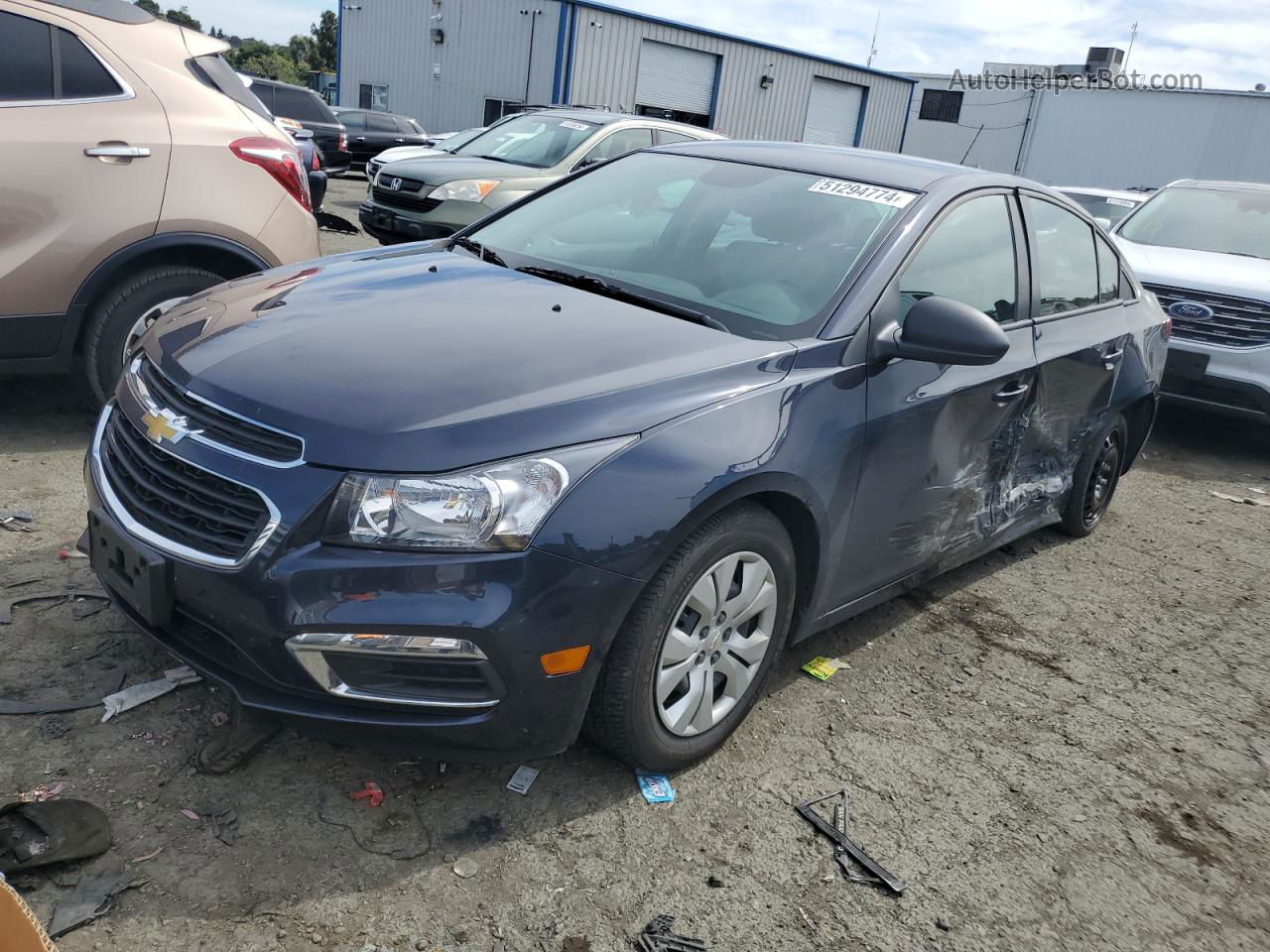 2015 Chevrolet Cruze Ls Black vin: 1G1PA5SG5F7269820