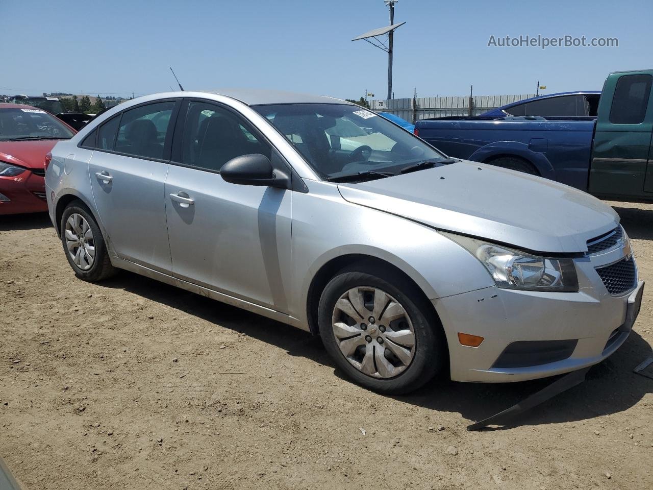 2013 Chevrolet Cruze Ls Silver vin: 1G1PA5SG6D7109975