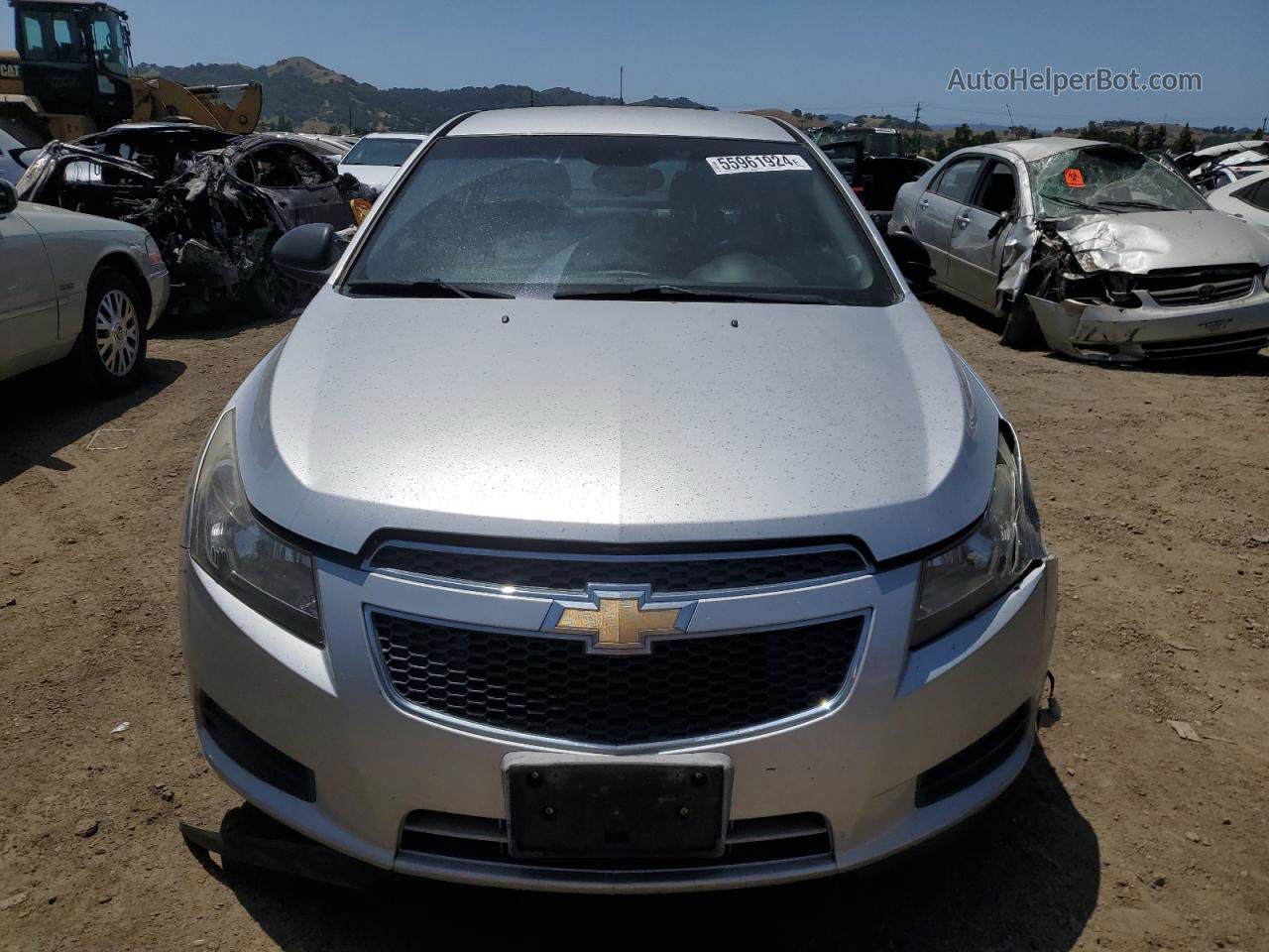 2013 Chevrolet Cruze Ls Silver vin: 1G1PA5SG6D7109975