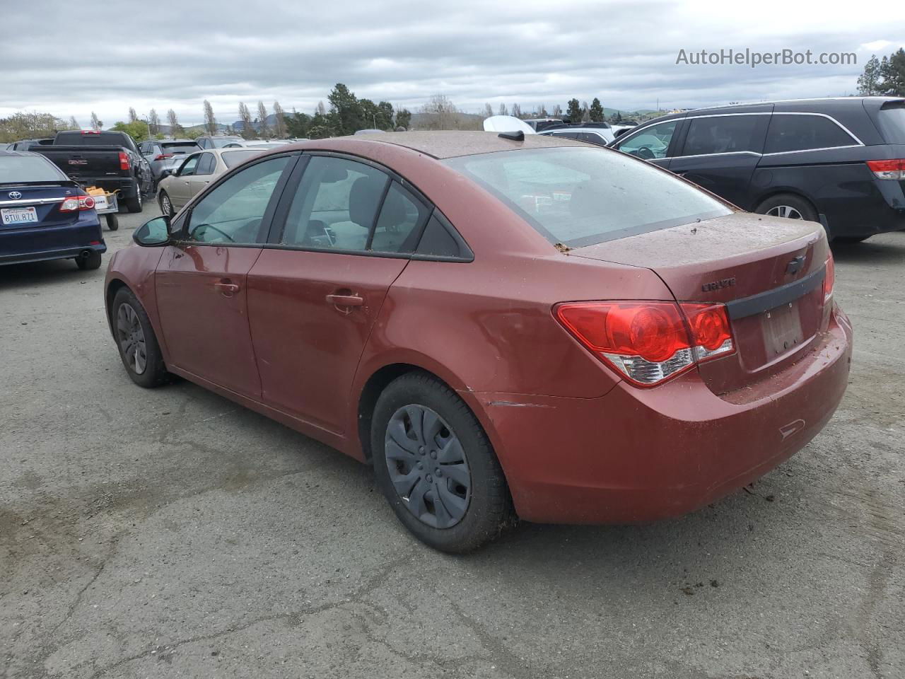 2013 Chevrolet Cruze Ls Red vin: 1G1PA5SG6D7214421