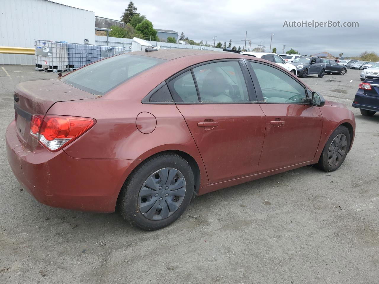 2013 Chevrolet Cruze Ls Красный vin: 1G1PA5SG6D7214421