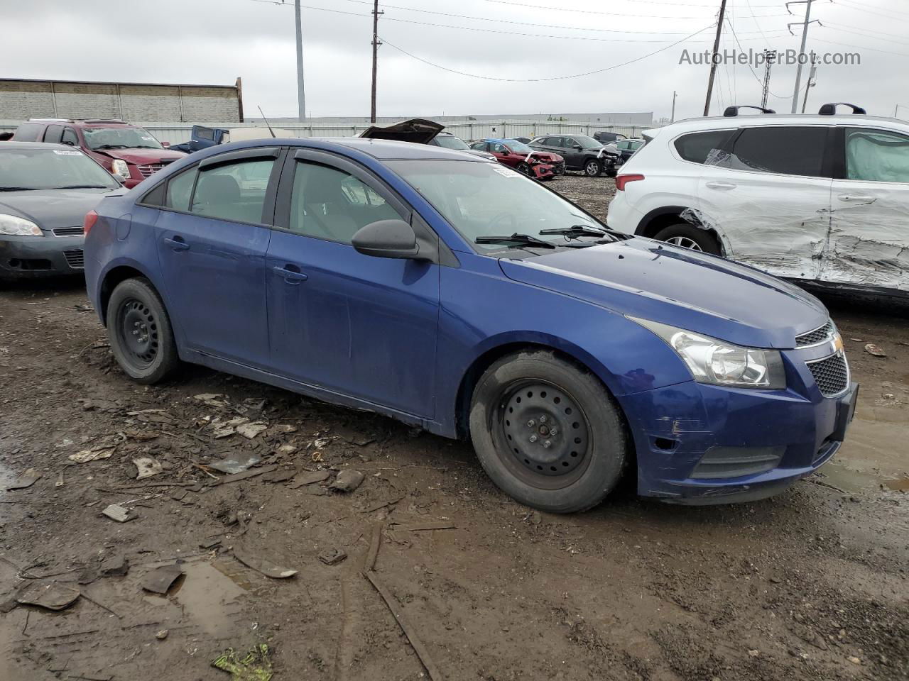 2013 Chevrolet Cruze Ls Синий vin: 1G1PA5SG6D7289331