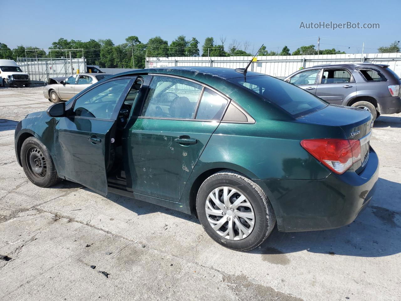 2014 Chevrolet Cruze Ls Green vin: 1G1PA5SG6E7485206