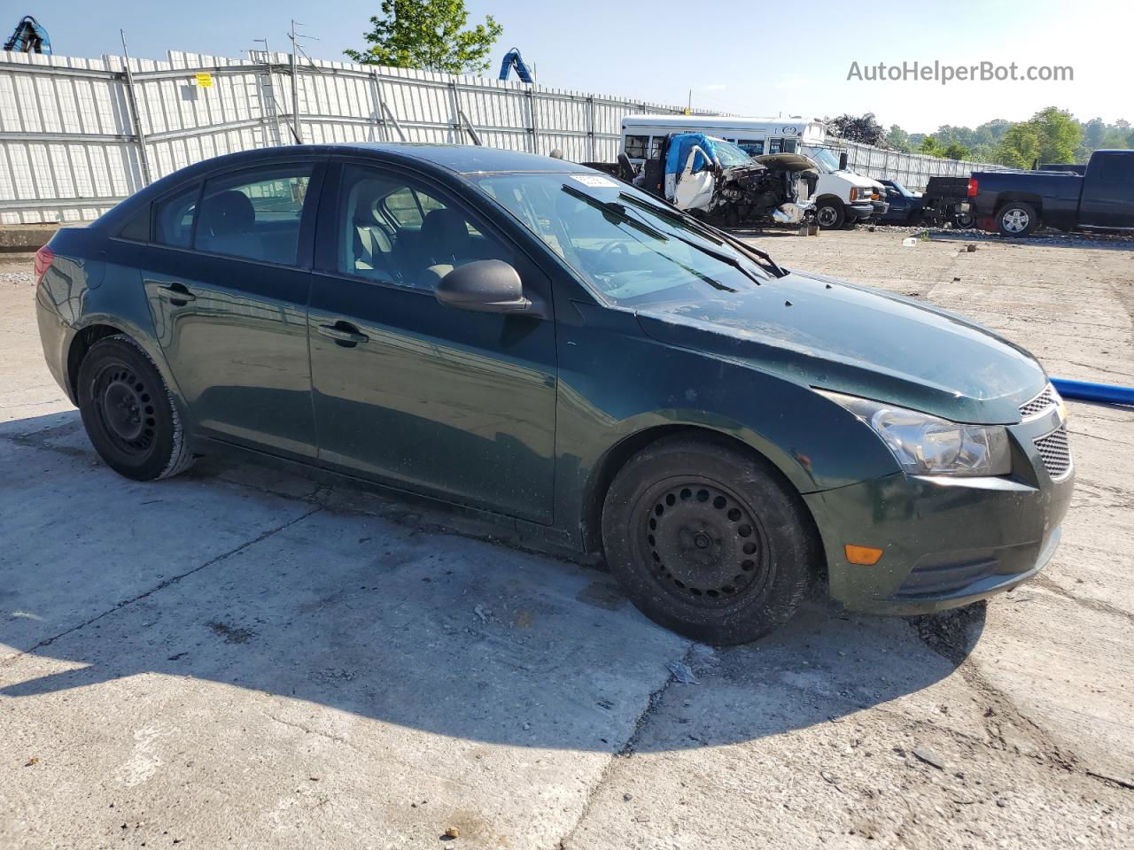 2014 Chevrolet Cruze Ls Green vin: 1G1PA5SG6E7485206