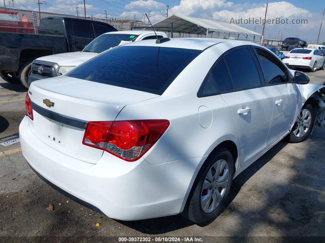 2015 Chevrolet Cruze Ls Auto White vin: 1G1PA5SG6F7192343